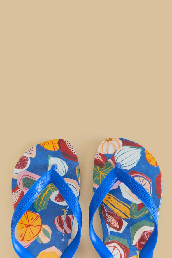 havaianas estampadas salada de frutas