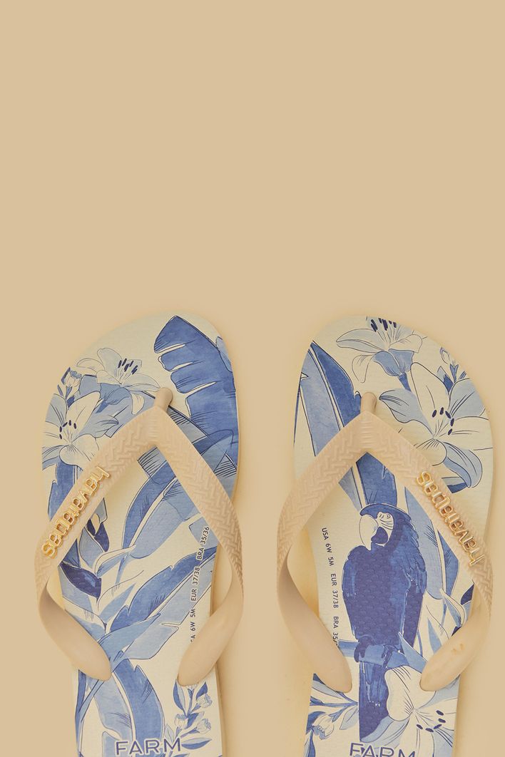 havaianas estampadas leveza tropical